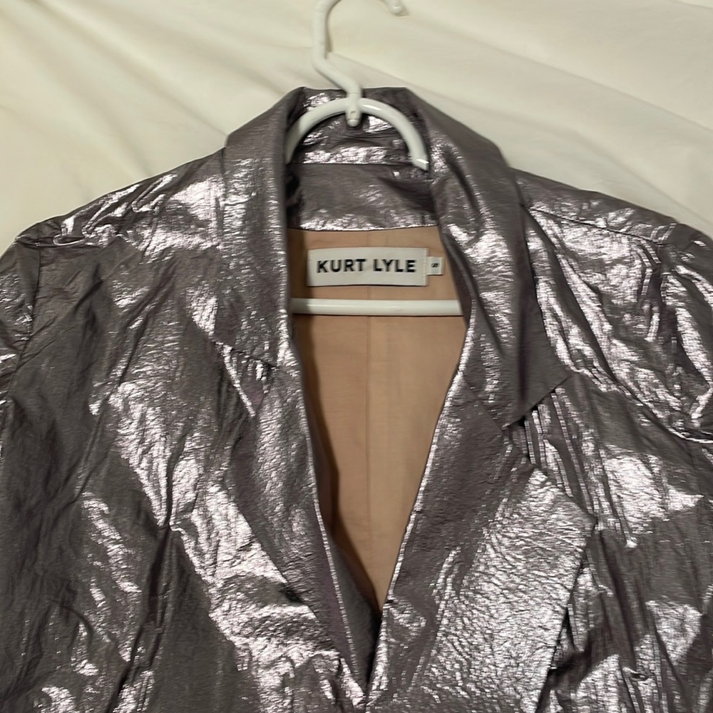Kurt Lyle Silver Trench